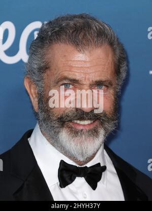 Mel Gibson arriva per l'Art of Elysium's 12th Annual Black Tie Artistic Experience 'HEAVEN' tenuto in un locale privato il 5 gennaio 2019 a Los Angeles Foto Stock