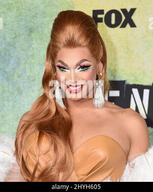 Valentina arriva al 'Rent: Live' show televisivo fotocall che si tiene sul 20th secolo Fox Lot Foto Stock