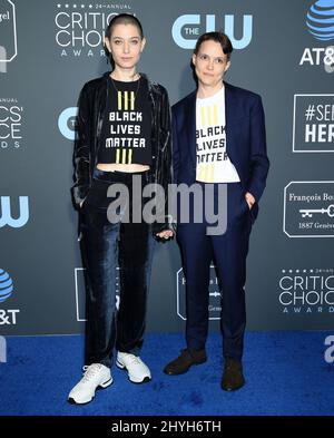 Asia Kate Dillon ai 24th Annual Critics' Choice Awards, che si sono tenuti a Barker Hanger il 13 gennaio 2019 a Santa Monica, USA. Foto Stock