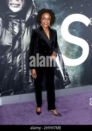 Charlayne Woodard partecipa al 'Glass' New York Premiere tenuto al SVA Theatre il 15 gennaio 2019 a New York City, NY Foto Stock