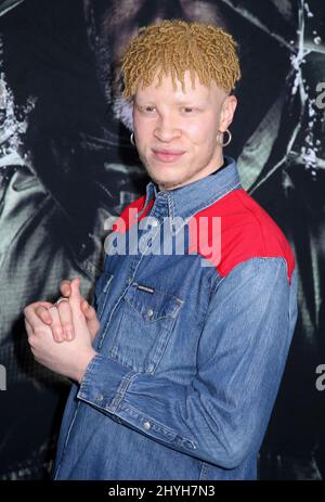 Shaun Ross partecipa al 'Glass' New York Premiere tenuto al SVA Theatre il 15 gennaio 2019 a New York City, NY Foto Stock