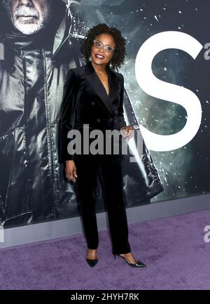 Charlayne Woodard partecipa al 'Glass' New York Premiere tenuto al SVA Theatre il 15 gennaio 2019 a New York City, NY Foto Stock