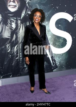 Charlayne Woodard partecipa al 'Glass' New York Premiere tenuto al SVA Theatre il 15 gennaio 2019 a New York City, NY Foto Stock