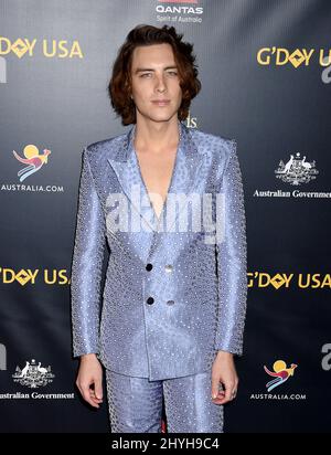 Cody Fern arriva al G'Day USA Los Angeles Gala 16th che si tiene alle ore 3LABS del 26 gennaio 2019 a Culver City. Foto Stock