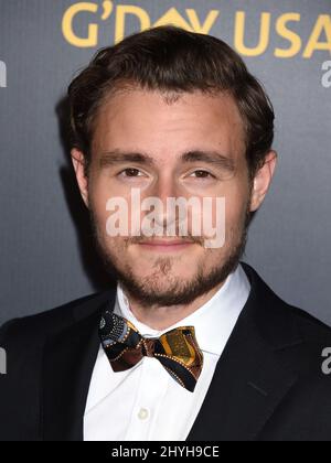 Callan McAuliffe arriva al G'Day USA Los Angeles Gala 16th che si tiene alle ore 3LABS del 26 gennaio 2019 a Culver City. Foto Stock