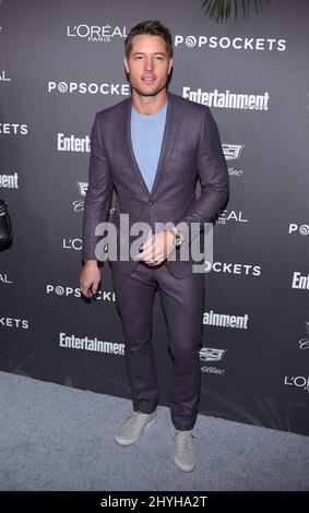 Justin Hartley arriva al Weekly Entertainment Honours Nominees per gli attori schermo Guild Awards a Chateau Marmont il 26 giugno 2018 a Los Angeles. Foto Stock