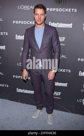 Justin Hartley arriva al Weekly Entertainment Honours Nominees per gli attori schermo Guild Awards a Chateau Marmont il 26 giugno 2018 a Los Angeles. Foto Stock