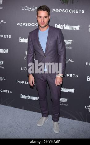 Justin Hartley arriva al Weekly Entertainment Honours Nominees per gli attori schermo Guild Awards a Chateau Marmont il 26 giugno 2018 a Los Angeles. Foto Stock