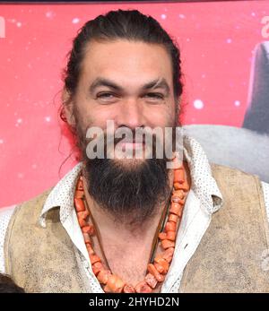 Jason Momoa arriva al "The LEGO Movie 2: The Second Part" World Premiere al Village Theatre Foto Stock