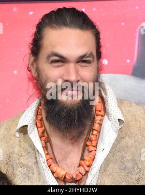 Jason Momoa arriva al "The LEGO Movie 2: The Second Part" World Premiere al Village Theatre Foto Stock