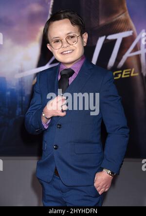 Sam Humphrey al 'Alita: Battle Angel' Los Angeles Premiere tenuto al Regency Village Theatre il 5 febbraio 2019 a Westwood, CA. Foto Stock