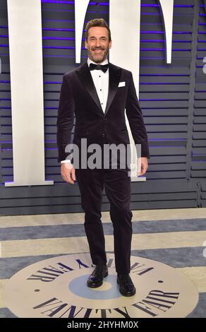 Jon Hamm partecipa al Vanity Fair Oscar Party del 2019 che si tiene presso il Walis Annenberg Center for the Performing Arts di Beverly Hills, California Foto Stock