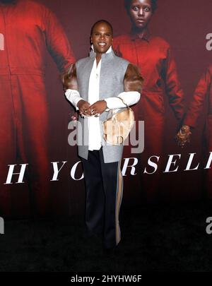 Lawrence Washington partecipa alla prima 'US' a Los Angeles, USA il 19 marzo 2019. Foto Stock