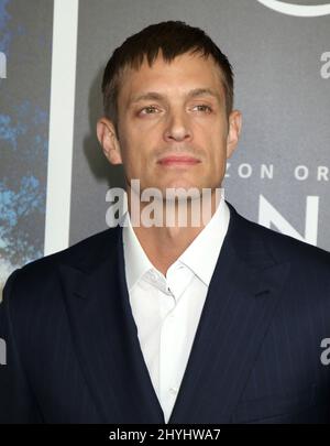 Joel Kinnman ha partecipato al 'Hanna' New York Premiere tenuto al Whitby Hotel il 21 marzo 2019 a New York City, NY Foto Stock