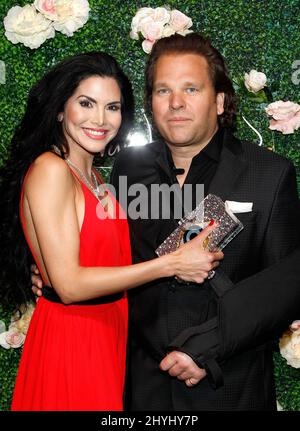 Joyce Giraud, Michael Ohoven arriva al Vanderpump cocktail Garden Grand Opening al Caesars Palace Las Vegas Hotel & Casino il 30 marzo 2019 a Las Vegas, NV. Foto Stock