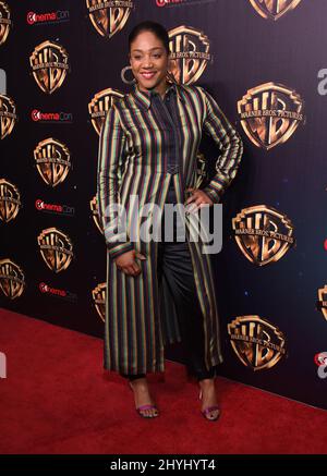 Tiffany Haddish arrivo al Warner Brothers Lunch - CinemaCon 2019 al Caesars Palace Foto Stock