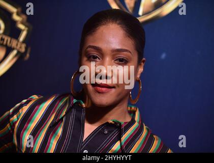 Tiffany Haddish arrivo alla presentazione dei fratelli Warner - CinemaCon 2019 al Caesars Palace Foto Stock