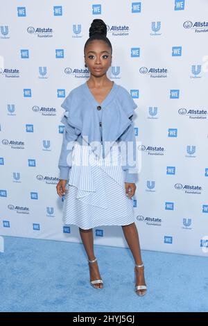 Skai Jackson al WE Day California tenuto nel Forum il 25 aprile 2019 a Los Angeles, CA. Foto Stock