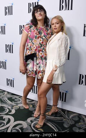 Teddy Geiger e Liza Owen ai BMI Pop Awards del 2019 che si tengono presso il Beverly Wilshire Hotel Foto Stock