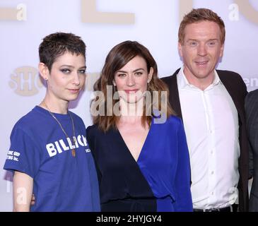 Asia Katie Dillion, Maggie SIFF & Damian Lewis partecipano all'evento 'miliardi' FYC tenuto al Paley Center for Media Foto Stock