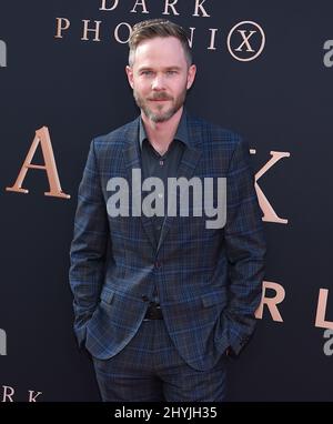 Shawn Ashmore partecipa alla prima di Dark Phoenix a Los Angeles Foto Stock