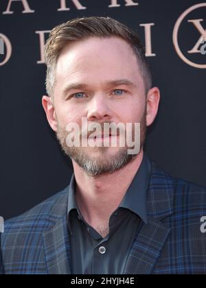 Shawn Ashmore partecipa alla prima di Dark Phoenix a Los Angeles Foto Stock