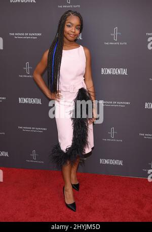 Marsai Martin arriva all'evento FYC "Below the Line Talent" organizzato da LA Confidential presso la LINE Hotel il 09 giugno 2019 a Los Angeles, CA Foto Stock