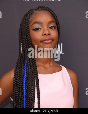 Marsai Martin arriva all'evento FYC "Below the Line Talent" organizzato da LA Confidential presso la LINE Hotel il 09 giugno 2019 a Los Angeles, CA Foto Stock