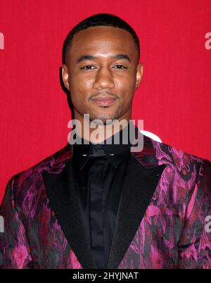 Jessie T. Usher frequenta la prima di Shaft a New York Foto Stock