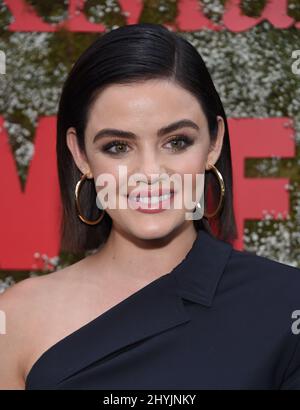 Lucy Hale alla Celebrazione delle Donne in Film di InStyle Max Mara tenutasi al Chateau Marmon Foto Stock