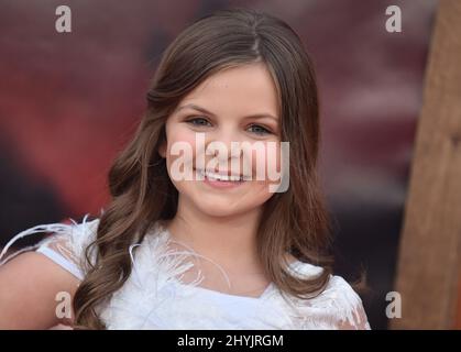 Samara Lee Ash frequenta l'Annabelle come Home Premiere tenuto a Los Angeles, USA il giovedì 20 giugno, 2019. Foto Stock