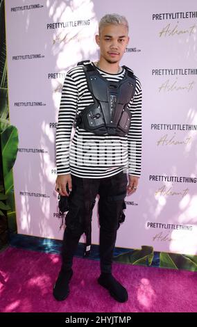 Roshon al Pretty Little Thing Launch Party per PLT x Ashanti tenuto presso l'Hollywood Roosevelt Hotel il 30 giugno 2019 a Hollywood, Los Angeles Foto Stock