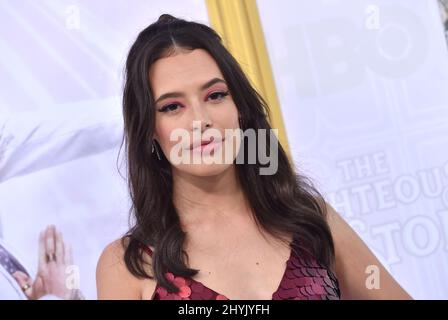 Chloe Bridges arriva alla "Righteous Gemstones" Los Angeles Premiere al Paramount Studios il 25 luglio 2019 a Hollywood, California. Foto Stock