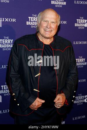 Terry Bradshaw al debutto notturno di apertura del Terry Bradshaw Show che si tiene al Luxor Hotel and Casino Foto Stock