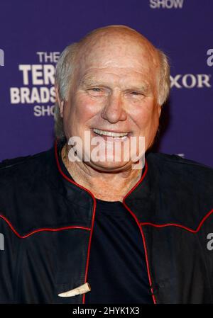 Terry Bradshaw al debutto notturno di apertura del Terry Bradshaw Show che si tiene al Luxor Hotel and Casino Foto Stock