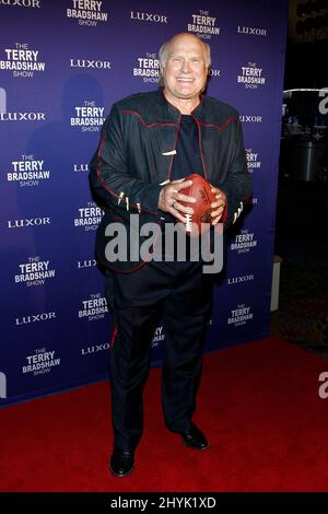 Terry Bradshaw al debutto notturno di apertura del Terry Bradshaw Show che si tiene al Luxor Hotel and Casino Foto Stock