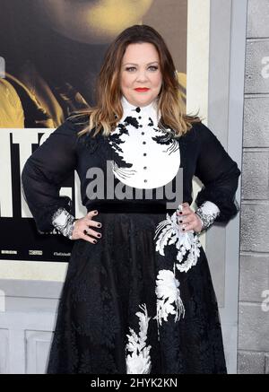 Melissa McCarthy alla prima mondiale 'The Kitchen' tenutasi al TCL Chinese Theatre il 5 agosto 2019 a Hollywood, Los Angeles. Foto Stock