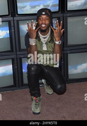 Offset Arriving to the Netflix' Premiere 'Travis Scott: Guarda mamma i Can Fly' a Barker Hanger il 27 agosto 2019 a Santa Monica, CA. Foto Stock