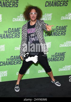 Redfoo arriva al 'Game Changers' Los Angeles Premiere all'ARCLIGHT Cinema il 04 settembre 2019 a Hollywood, CA. Foto Stock