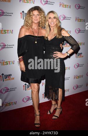 Rachel Hunter e Alana Stewart alla festa Tex-Mex della Farrah Fawcett Foundation tenutasi presso il Wallenberg Center for the Performing Arts il 6 settembre 2019 a Beverly Hills, USA. Foto Stock