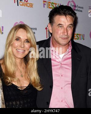 Alana Stewart e Billy Baldwin alla festa Tex-Mex della Farrah Fawcett Foundation tenutasi presso il Wallenberg Center for the Performing Arts il 6 settembre 2019 a Beverly Hills, USA. Foto Stock