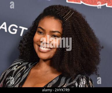 Gabrielle Union arriva alle semifinali 'America's Got Talent' al Dolby Theatre Foto Stock