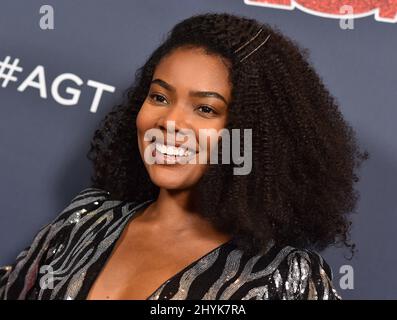 Gabrielle Union arriva alle semifinali 'America's Got Talent' al Dolby Theatre Foto Stock