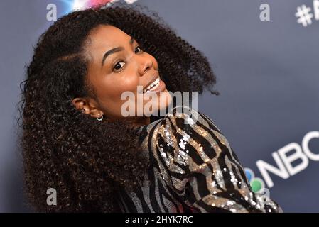 Gabrielle Union arriva alle semifinali 'America's Got Talent' al Dolby Theatre Foto Stock