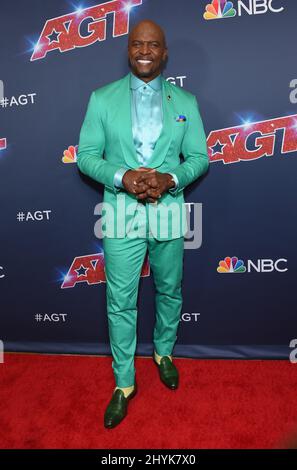 Gli equipaggi Terry arrivano alle semifinali 'America's Got Talent' al Dolby Theatre Foto Stock