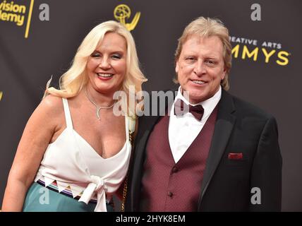 Sig Hansen e June Hansen in occasione dei Creative Arts Emmy Awards del 2019 che si sono tenuti al Microsoft Theatre il 14 settembre 2019 a Los Angeles, CA. Foto Stock