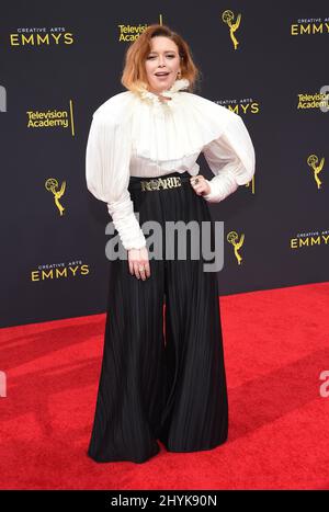 Natasha Lyonne al Creative Arts Emmy Awards 2019 tenuto al Microsoft Theatre Foto Stock