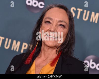 Tantoo Cardinal partecipa alla prima di Stumptown a Los Angeles, California Foto Stock