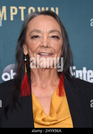 Tantoo Cardinal partecipa alla prima di Stumptown a Los Angeles, California Foto Stock