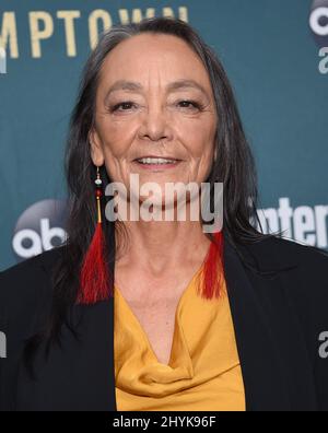 Tantoo Cardinal partecipa alla prima di Stumptown a Los Angeles, California Foto Stock